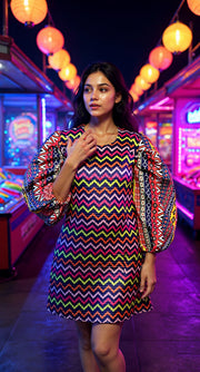 Fiafia Premium Raw Silk Party Wear Dress