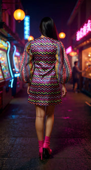 Fiafia Premium Raw Silk Party Wear Dress